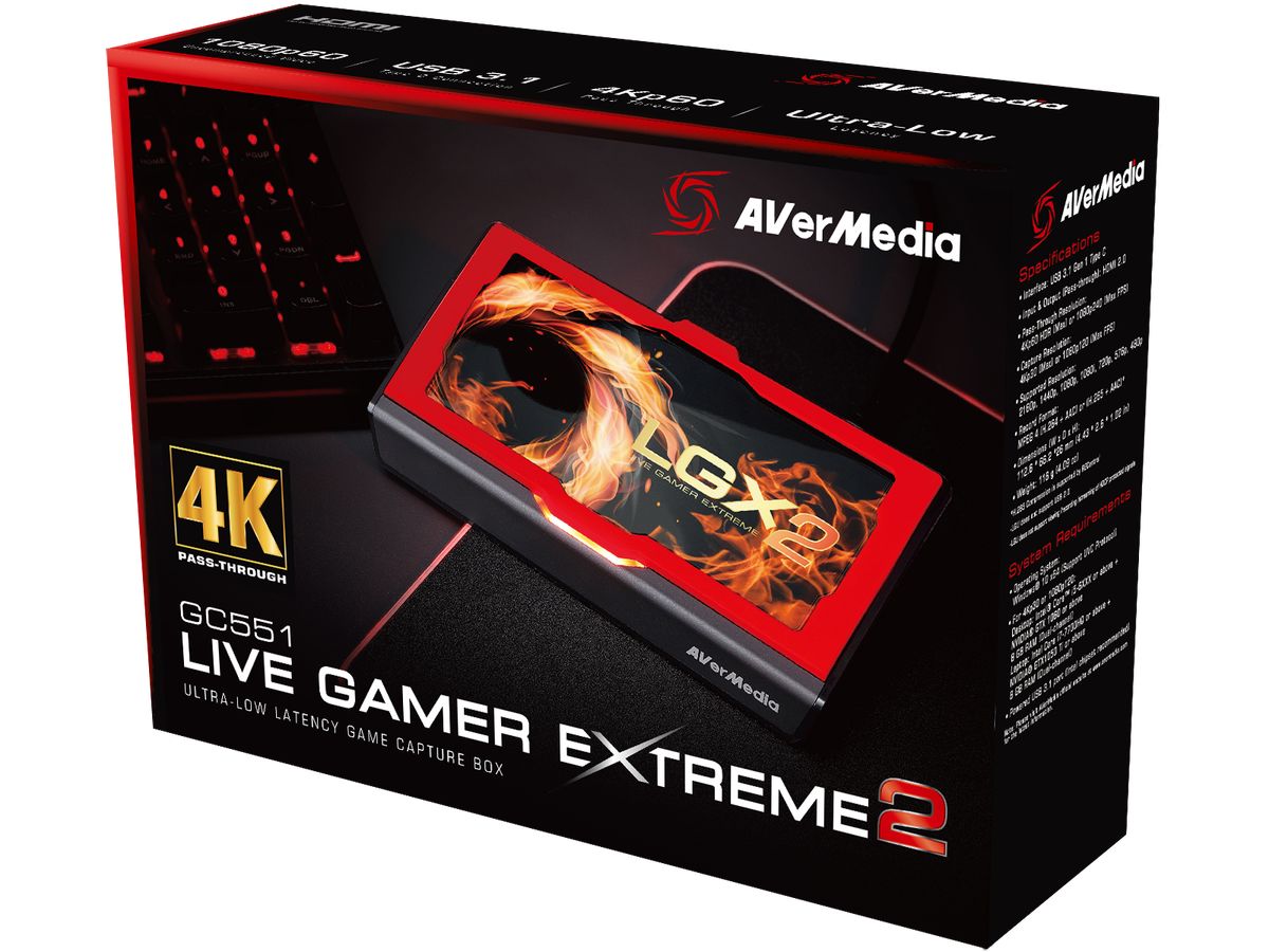AVerMedia GC551 Live Gamer Extreme 2 - zewnętrzna karta wideo dla