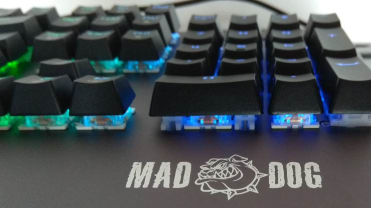 Mad Dog GK900 RGB - gamingowy mechanik ze switchami Blue od Outemu