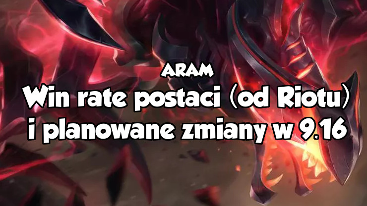 ARAM: win rate postaci (od Riotu) i planowane zmiany w 9.16 – How2Play