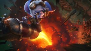 Wild Rift Tristana: grafika promocyjna (promo art)